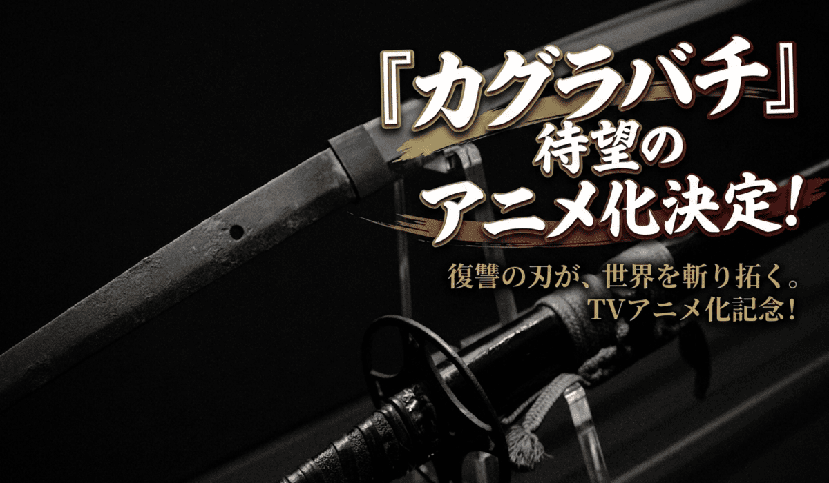 『カグラバチ』待望のアニメ化決定！なぜ世界がこの「復讐劇」に熱狂するのか？異例のスピードで頂点へ駆け抜ける魅力を徹底解剖