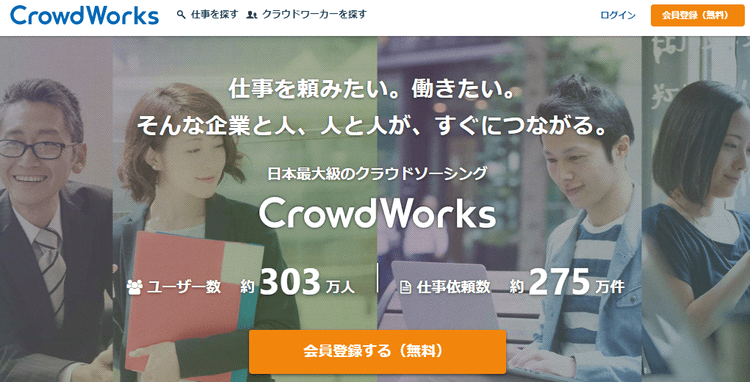 クラウドワークス(CrowdWorks)