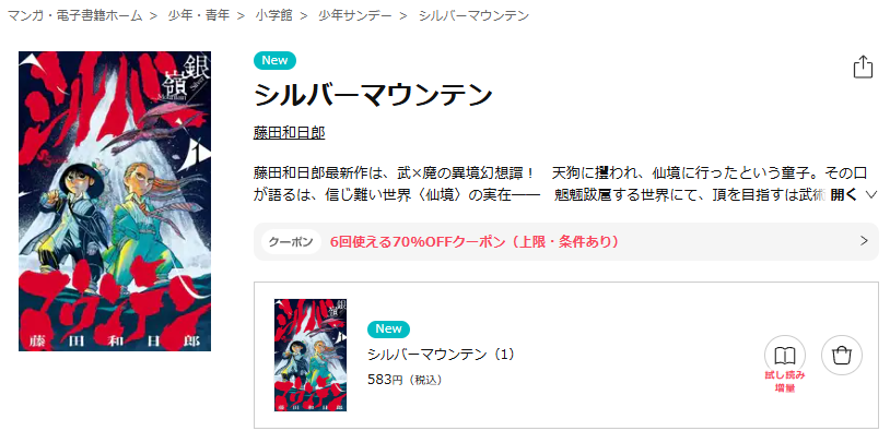 ebookjapan-シルバーマウンテン