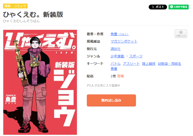 まんが王国-ひゃくえむ。