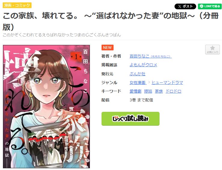 まんが王国-この家族、壊れてる。 ～“選ばれなかった妻”の地獄～