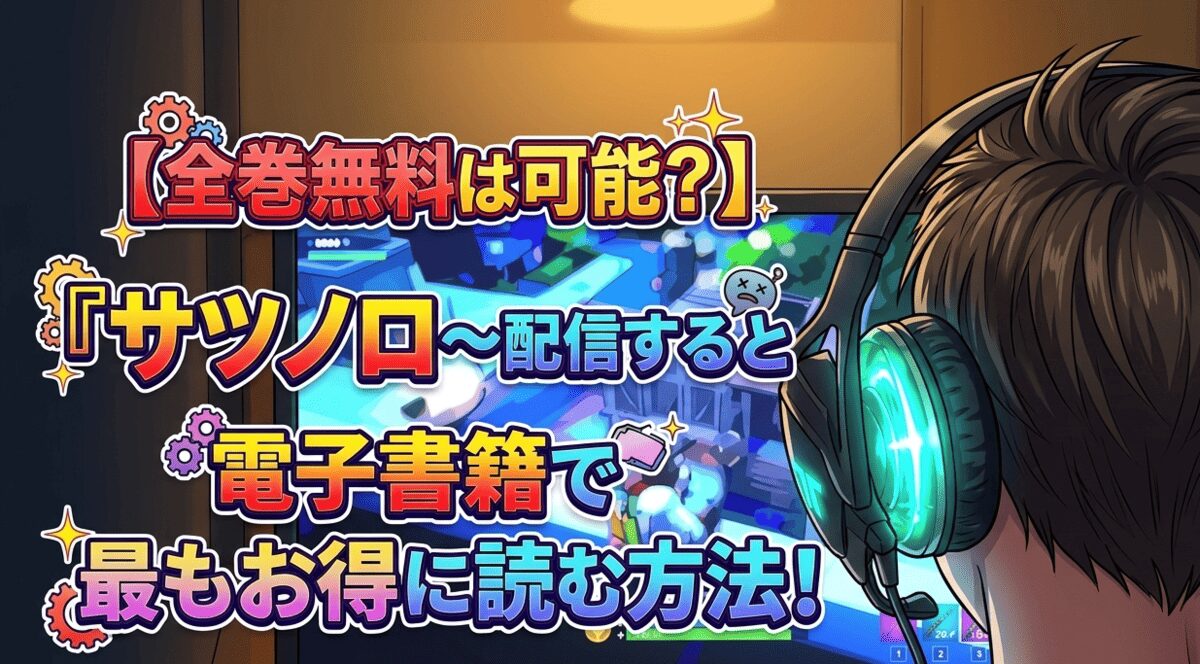 【全巻無料は可能？】『サツノロ～配信すると死ぬゲーム～』を電子書籍で最もお得に読む方法！狩野英孝原案の衝撃サスペンスをガチ書評！